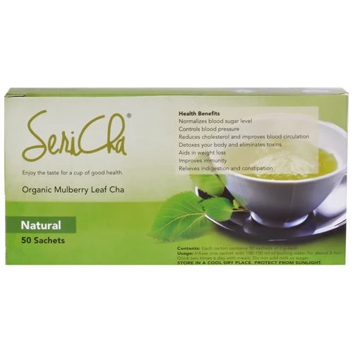 Sericha Organic Mulberry Wellness Drink - Natural,  100 g (50 Sachets x 2 g each) -1.webp